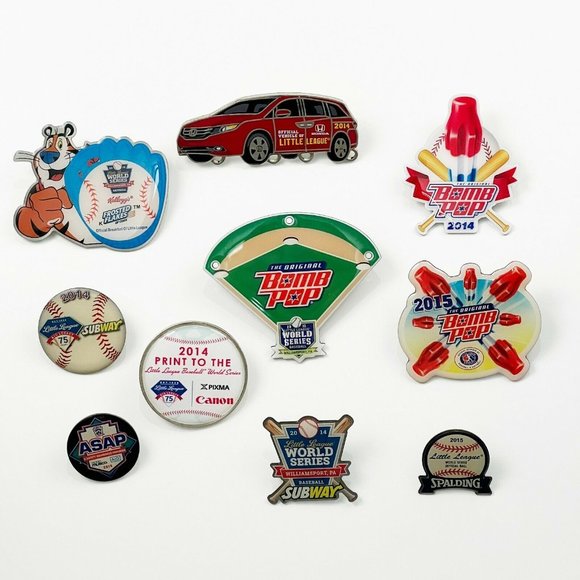 Little League World Series 2014 2015 Honda Bomb Pop Canon Subway Sponsor Pins - Picture 2 of 4